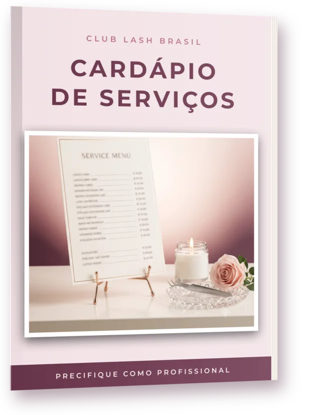 Cardápio de Serviços da lash